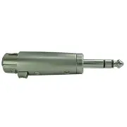 3-Pin XLR Female to 1/4 Stereo 6.35mm Male Plug TRS Audio Cable Cord Mic Adapter
