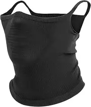 [Generic] Running Face Cover | Cycling Face Covering with Ear Loops | Sunscreen Neck Wrap Scarf, Breathable Windproof Bandana for Mountaineering
