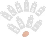 Stencils Kit for Makeup Birth Flower Face Painting Templates Stencil Set Reusable Stamps for Boys and Girls