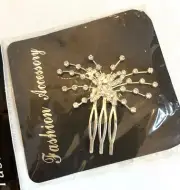 NEWBridal crystal silver Butterfly bridal hair comb approx. 7cm x 6cm