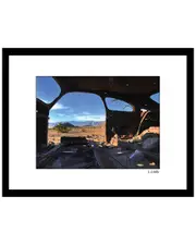 Desert Abandoned Car Wall Art by Steven A. Heller
