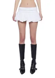 [Generation Kiss] Lila Mini Bubble Skirt - White