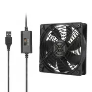 USB Cooling Fan with Speed Controller for Computer Case PC CPU Case DC 5V Office Use