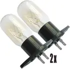 2x Microwave 25watt Oven Globe Light Bulb CL827 for Panasonic LG Samsung Sharp