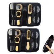 16pcs Shoe Polish Care Kit Shoe Shine Brush Leather Shoe Polishing Protection Set