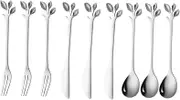 CIYODO Stainless Steel Set Pcs Cutlery for Camping Picnic Hiking and Daily Meals