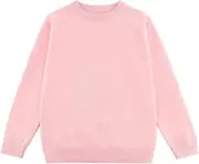 [POBIDOBY] Sweater for Girls & Boys, Purcotton Pullover Knit Sweater for Uniform
