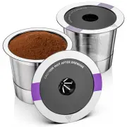 Universal reusable coffee pods, Suitable for k cups, Stainless steel reusable...