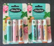 2x Chapstick Spa Collection 3 ct (6 Total) Mint Tea, Rose Water & Almond Oil NIP