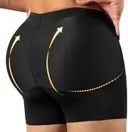 [Ovnshery] Men's Butt Padded Underwear with 4 Detachable Hip Pads Mens Underwear Boxer