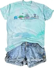 [FASHGL] Sisters Trip Cheaper Than Therapy 2022 T Shirt Women Funny Travel Tee Shirt Casual Vacation Short Sleeve Tee Tops