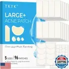 TKTK Large Pimple Patches for Face, XL Acne Patches 60 x 20 mm, Big Hydrocoll