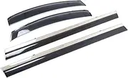 Window Wind Deflector Visor Rain/Sun Guard Vent Compatible for Toyota Alphard Vellfire AH30 2016 2017 2018 2019 2020 Car Accessories
