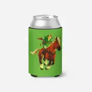Link Riding Epona Zelda Cooler Coozie Gift Beer Can Video Game Switch New