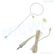 Beige Wireless Headset Microphone For Sennheiser G2 G3 G4 Detachable Cable Mics
