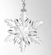 2023 Christmas Ornaments Crystal Snowflake Ornaments Annual Edition Christmas Tree Ornament Home Gifts (2023-Transparent)