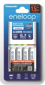 Eneloop AA/AAA Quick Charger with 4x AA
