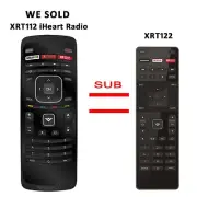 VIZIO XRT112 TV Remote sub XRT122 with iHeart Radio APP key for E420-B1 E40-C2