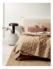 [Aura Home] Jaipur Coverlet in Bronze