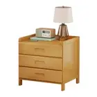 Bamboo Bedside Table Nightstand Storage Bedroom Sofa Side Stand