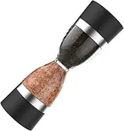 iplusmile Creative Double Use Manual Pepper and Salt Mill with Ceramic Tool for Grinding Black
