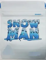 50 Pack 3.5g Snow Man Lock Sealable Bags Packaging FAST US SHIPPING!