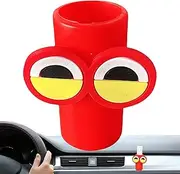 Lipstick Holder for Car, Insulated Lipstick Holder, Cartoon Design Automotive Organizer Rack Case Keychain Attachment for Women Air Vent Hiking Outdoor