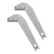 2pcs Drill Bit Angle Gauges 118 Degree Drill Sharpening Gauge