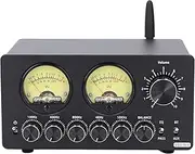 5 Band Sound Equalizer, Bluetooth, Stereo Video, 3.5mm AUX - Input, Video, 3.5mm AUX - Output, EQ Preamp Equalizer with Vintage VU Meter for Recording, Streaming, Podcasting