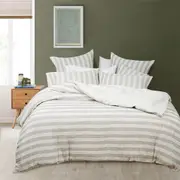 Bianca Woden Yarn Dye Cotton Quilt Cover Set (Double, Queen, King, Super King) or Accessories