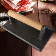 Burger Press Multifunctional Cast Iron Burger Smasher Ergonomic Home Kitchenware