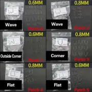 Car Hot Staples for Car Bumper Fender -Wave Staples-Corner Staples-Flat Staples