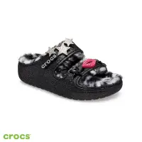 在飛比找Yahoo奇摩購物中心優惠-Crocs卡駱馳 (中性鞋) 經典幻音Disco閃耀軟絨毛毛