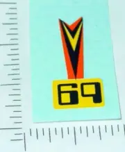 Superfast Matchbox #69 Turbo Fury Sticker SF-69B
