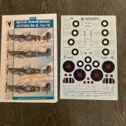 Model Aircraft Decals British Thoroughbreds Spitfires MK IX PT 3 48061