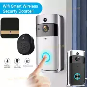 Wireless Smart WiFi DoorBell IR Video Visual Camera Intercom Home Security Chime