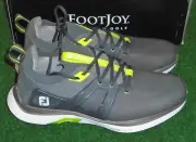 New in Box Footjoy Hyperflex Golf Shoes, Grey / Lime, 9.5 Medium, 51044