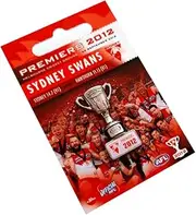 Sydney Swans AFL Premiers 2012 Trophy Lapel Pin