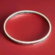 Erick's Sterling Silver Bangle Bracelet Taxco.925. Size 7