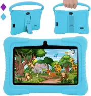 Veidoo Kids Tablet, 7 inch Android Tablet PC, 2GB RAM 32GB ROM, Tablet Blue