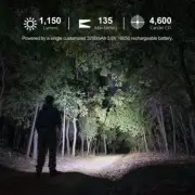 OLIGHT S2R II Max 1150 Lumens Rechargeable Flashlight Handheld Torch for Hiking