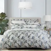 Private Collection Giselle Blue Duvet Doona Quilt Cover Set - King Size