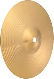 CLISPEED 8 Brass Crash Ride Cymbal Durable Percussion Instrument for Beginner and Professional Players Versatile Performance for Drum Golden
