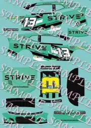 2024 AJ Allmendinger 1/64 Peel& Stick Decals