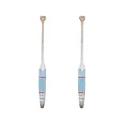 2PK Lavida Oar Rustic MED Home/Office Beachside Ornament Decor 99x8cm BLU/WHT