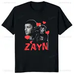 2024 禮物襯衫說唱歌手 ZAYN MALIK 印花 T 恤上衣夏季潮流原宿短袖 XS-3XL