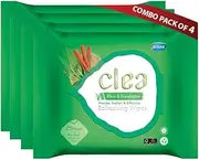 Clea Refreshing Wipes Wet Wipes for Face Moisturising (Khus-Eucalyptus, 100 Wipes)