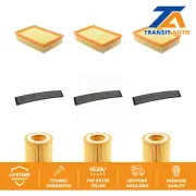 Air Cabin Engine Cartridge Oil Filters (9 Total) Kit For BMW 330i KFM-101840