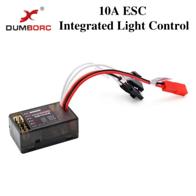DumboRC 10A Brushed ESC Light Controller BEC 6V 1.5A for RC Car Aircraft