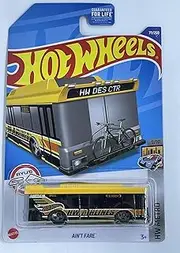 Hot Wheels 2022 - Ain't Fare - Bus - Yellow - HW Metro 9/10